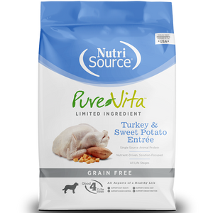 Concentrado para Perro NutriSource Grain-Free Pura Vita Turkey & Sweet Potato
