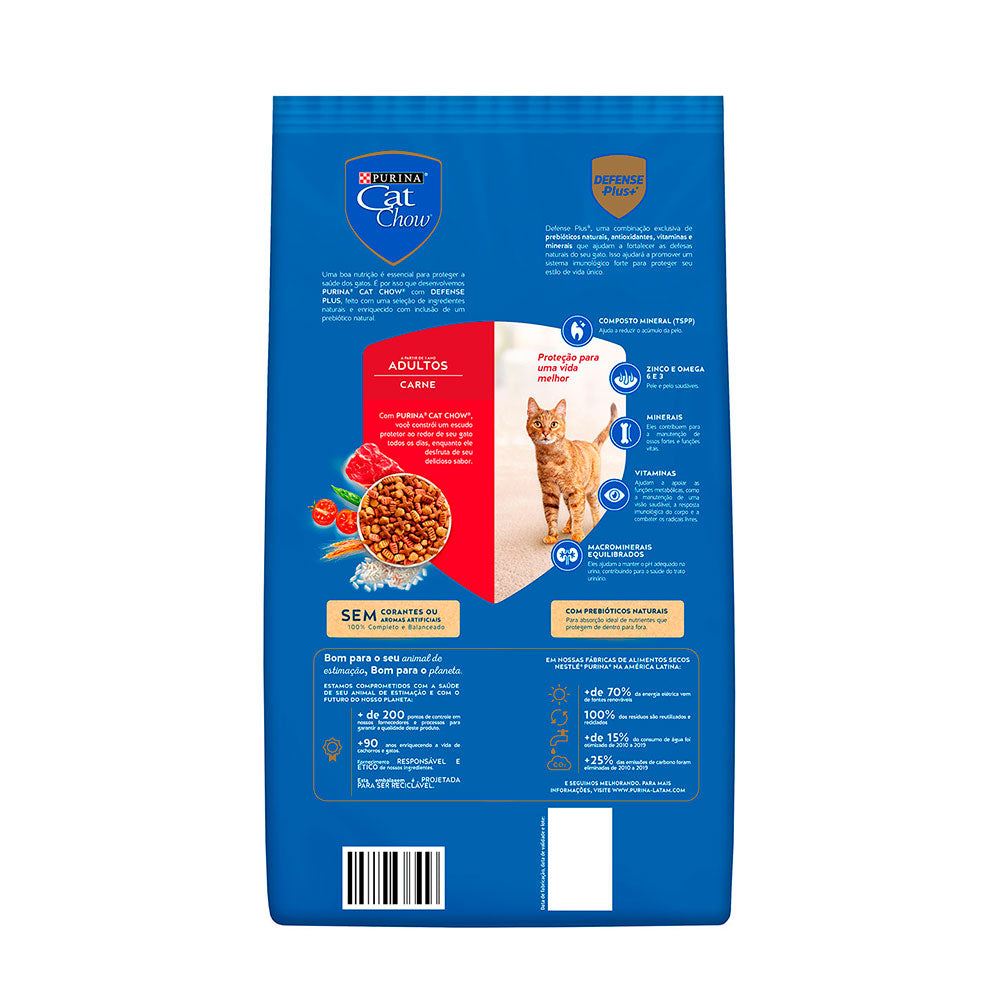 Concentrado para Gato Adulto Cat Chow Carne