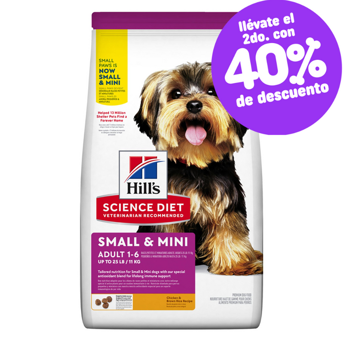 Concentrado para Perro Adulto Science Diet Small & Toy