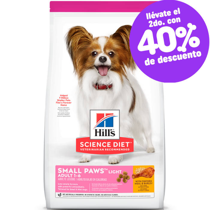 Concentrado para Perro Adulto Science Diet Small & Toy Light