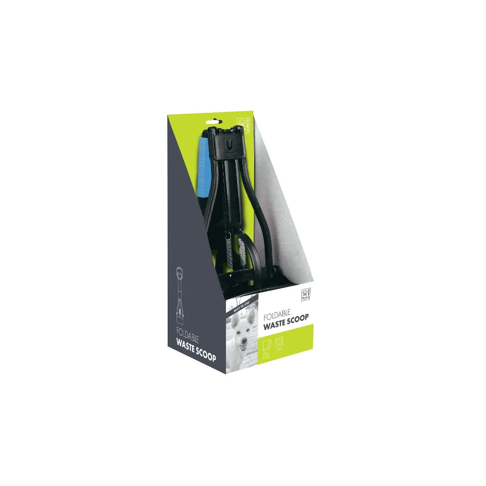 M-Pets Foldable Waste Scoop Black/Blu