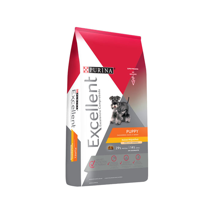 Concentrado para Perro Cachorro Excellent Raza Pequeña Pollo y Arroz