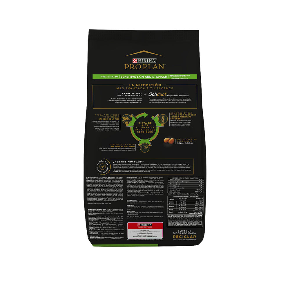 Concentrado para Perro Pro Plan Sensitive Skin and Stomach