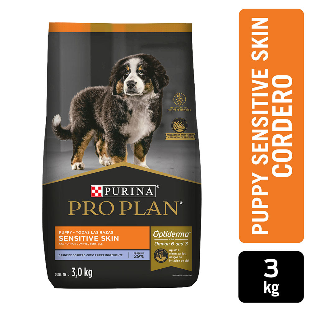 Concentrado para Perro Pro Plan Puppy Sensitive Skin Lamb