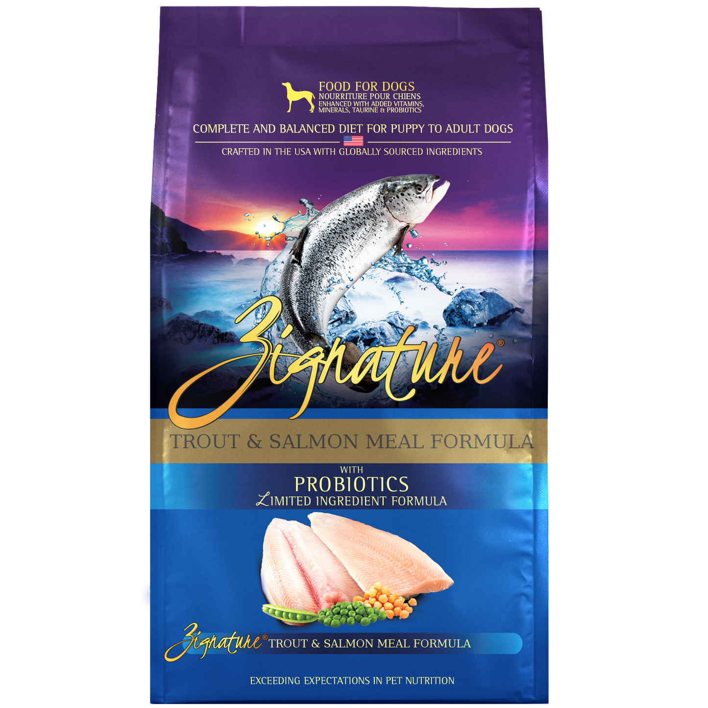 Concentrado para Perro Zignature Zssential Original Trout & Salmon Grain Free