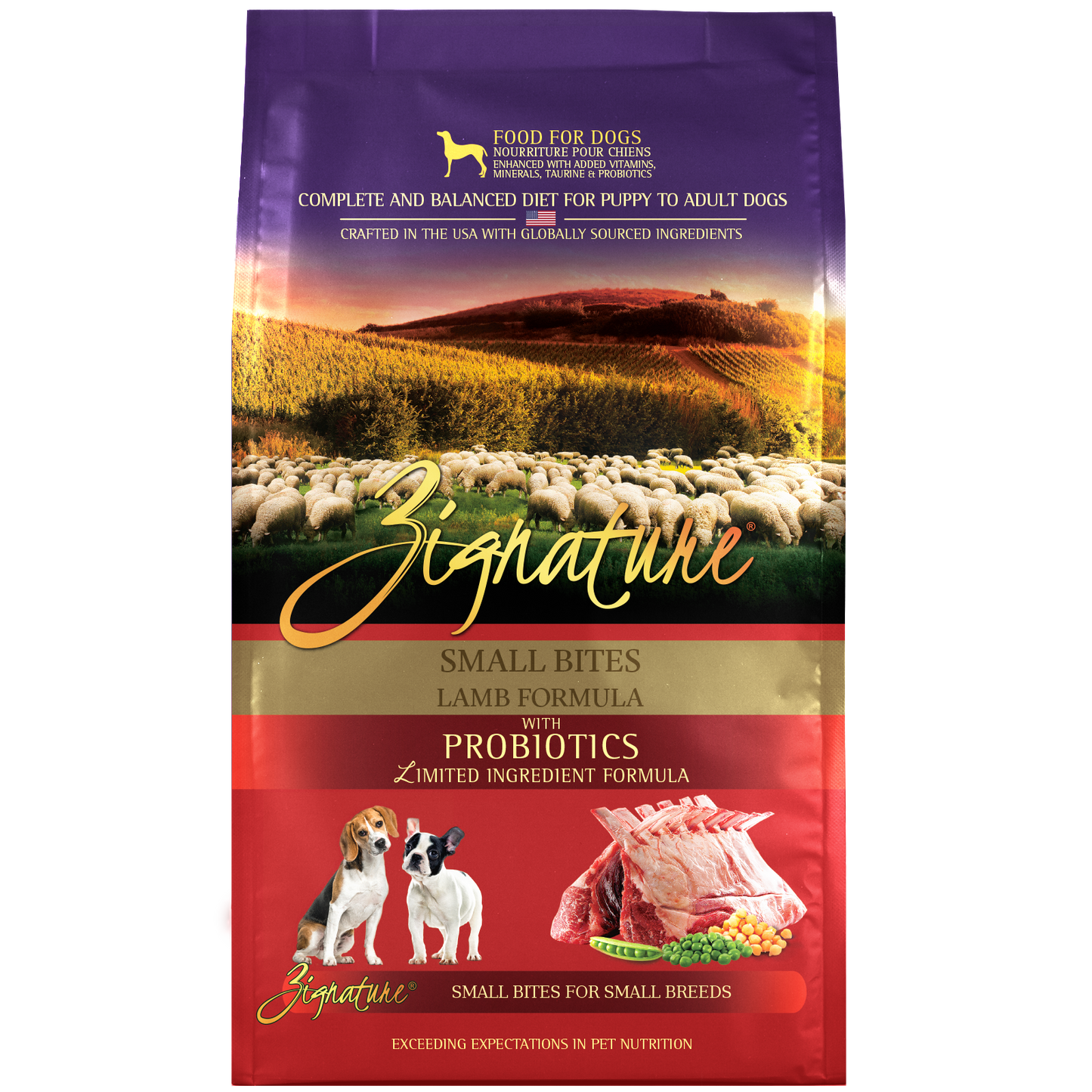 Concentrado para Perro Zignature Zssential Lamb Small Bites