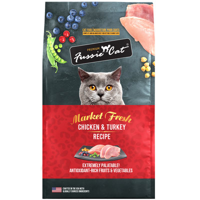 Concentrado Para Gato Fussie Cat Market Fresh Chicken & Turkey Grain Free