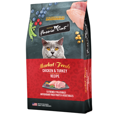 Concentrado Para Gato Fussie Cat Market Fresh Chicken & Turkey Grain Free