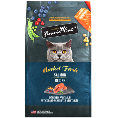 Concentrado Para Gato Fussie Cat Market Fresh Salmon Grain Free