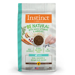 Concentrado Para Perro Instinct Be Natural Puppy Chicken & Brown Rice Recipe