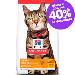 Concentrado para Gato Science Diet Felino Light