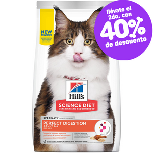 Concentrado para Gato Science Diet Adulto Perfect Digestion