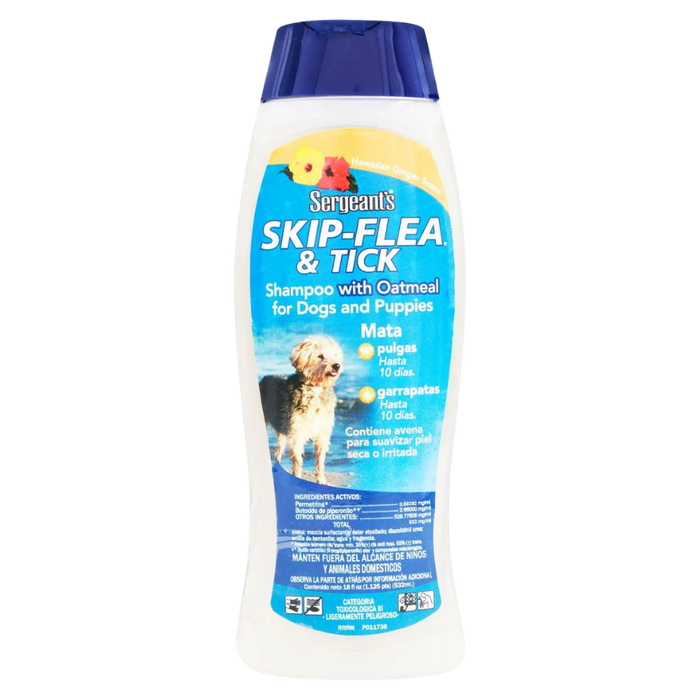 Shampoo Para Perros Skip Flea Tick Oatmeal