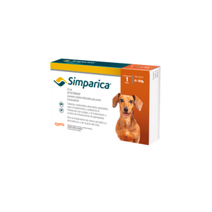 Tableta Masticable Antigulpas Simparica 1 Tableta