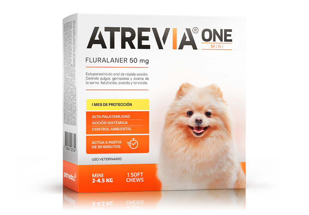 Tableta Masticable Antipulgas Atrevia One 1 Tableta
