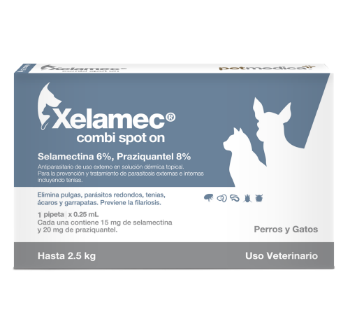 Antipulgas Para Mascotas Xelamec Pipeta