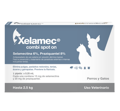 Antipulgas Para Mascotas Xelamec Pipeta