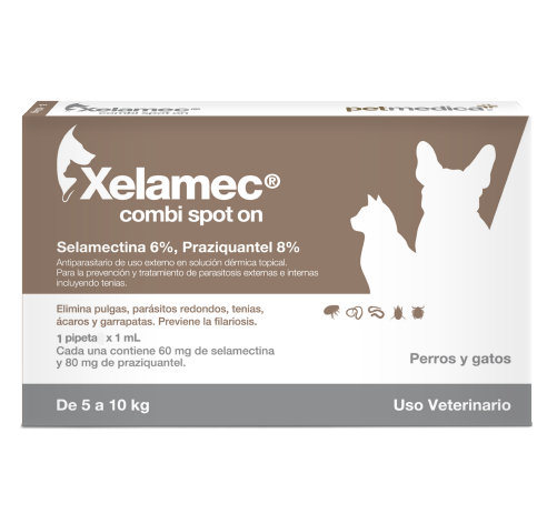 Antipulgas Para Mascotas Xelamec Pipeta