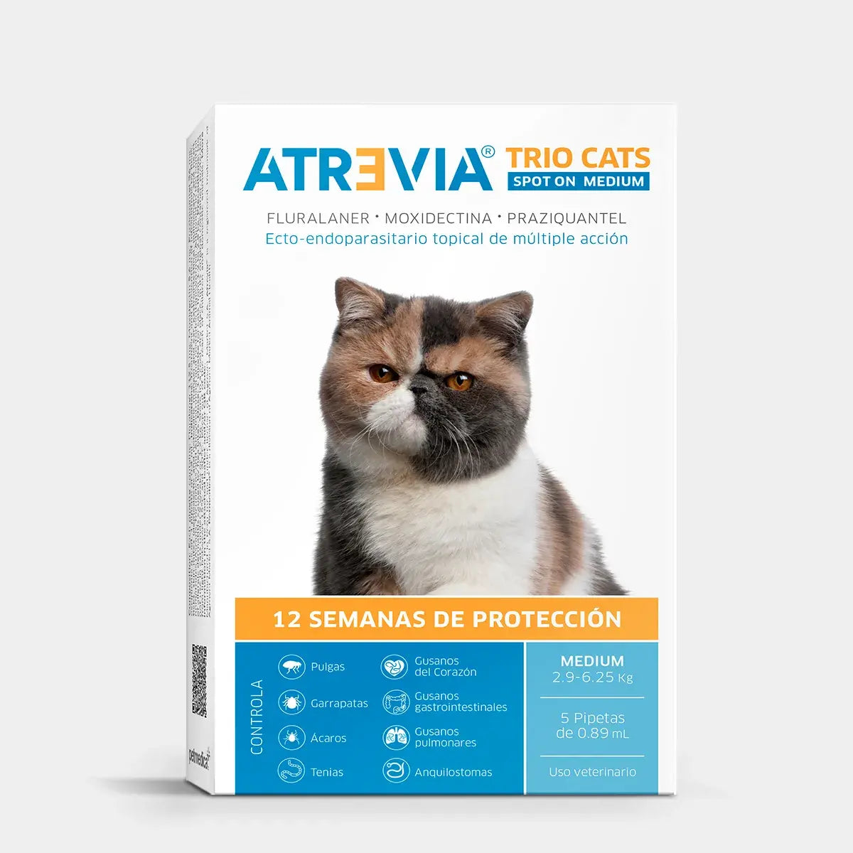 Antipulgas para Gato Atrevia Trio 1 Pipeta