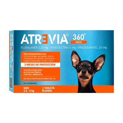 Antipulgas para Perro Atrevia 360° 1 Tableta
