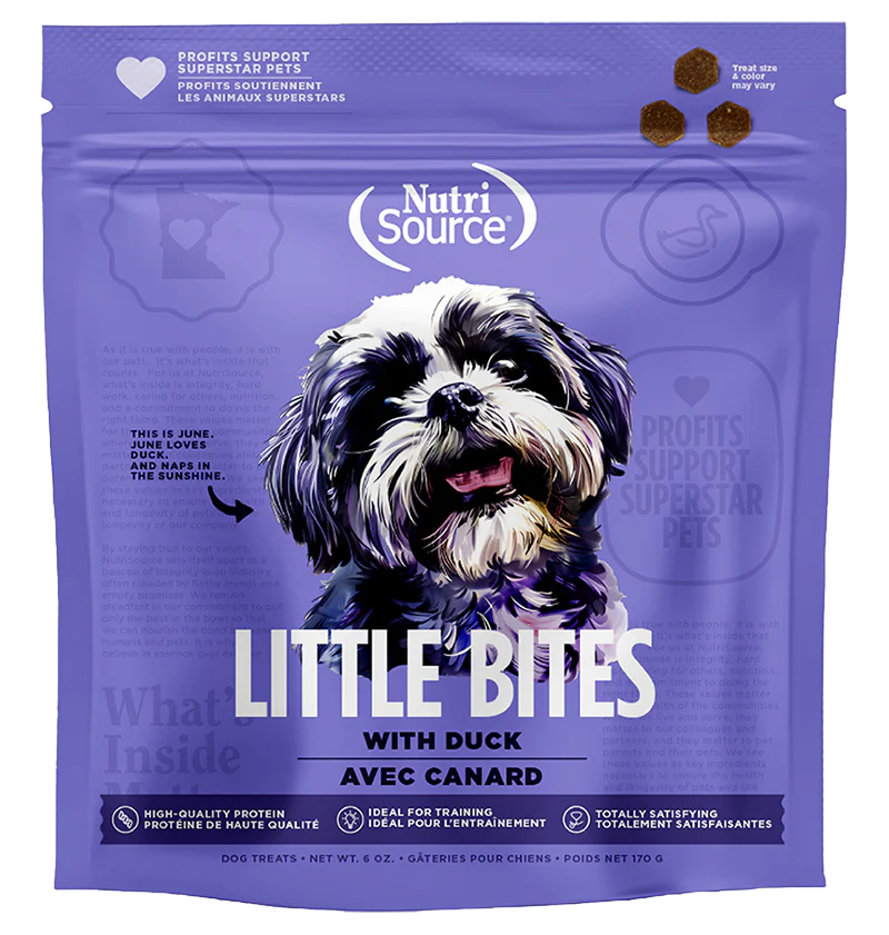Treats Para Perro NutriSource Little Bites Duck Small Breed