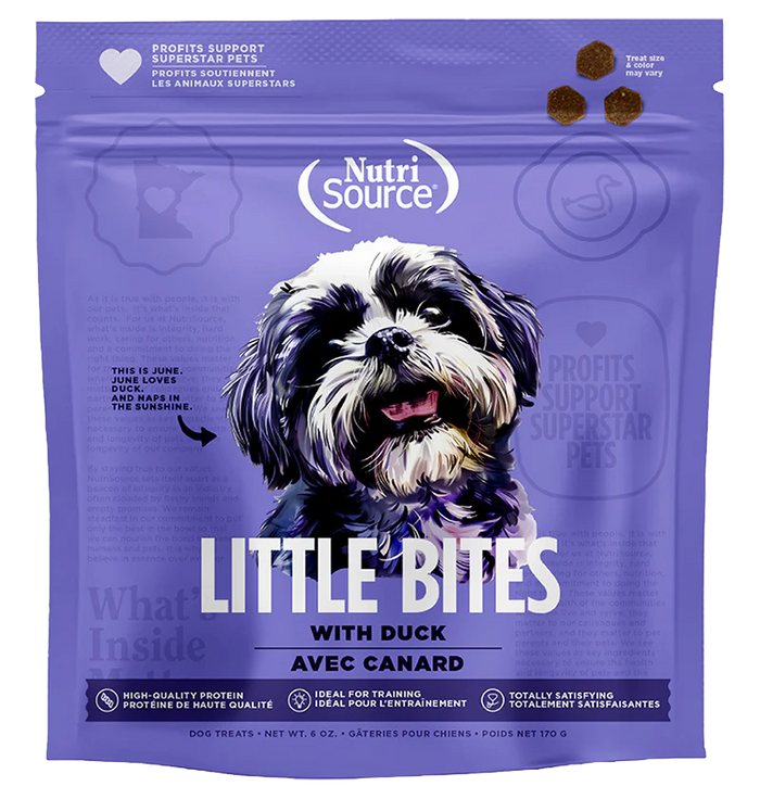 Treats Para Perro NutriSource Little Bites Duck Small Breed