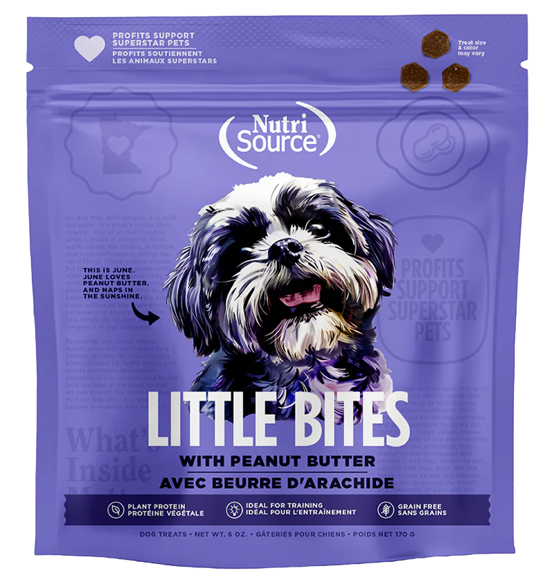 Treats Para Perro NutriSource Little Bites Peanut Butter GF Small Breed