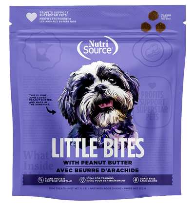 Treats Para Perro NutriSource Little Bites Peanut Butter GF Small Breed