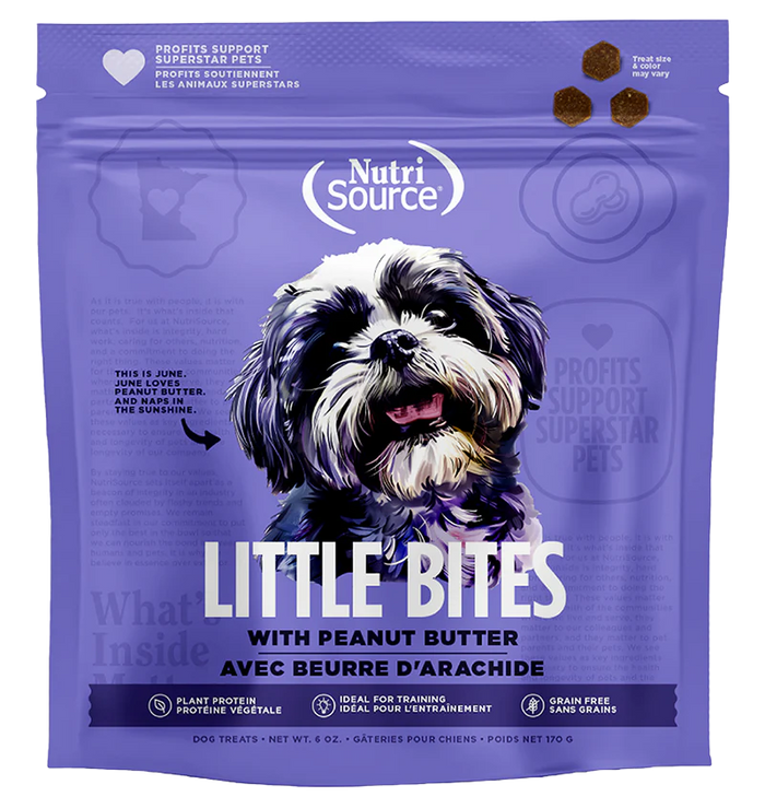 Treats Para Perro NutriSource Little Bites Peanut Butter GF Small Breed
