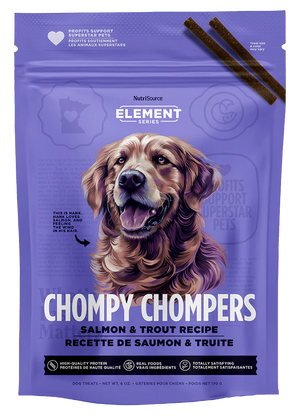 Treats Para Perro NutriSource Element Chompy Chompers Salmon And Trout