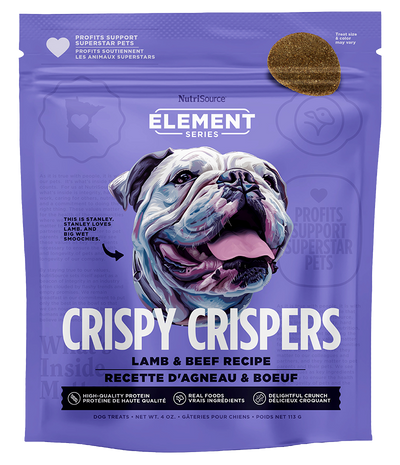 Treats Para Perro NutriSource Element Crispy Crispers Lamb And Beef