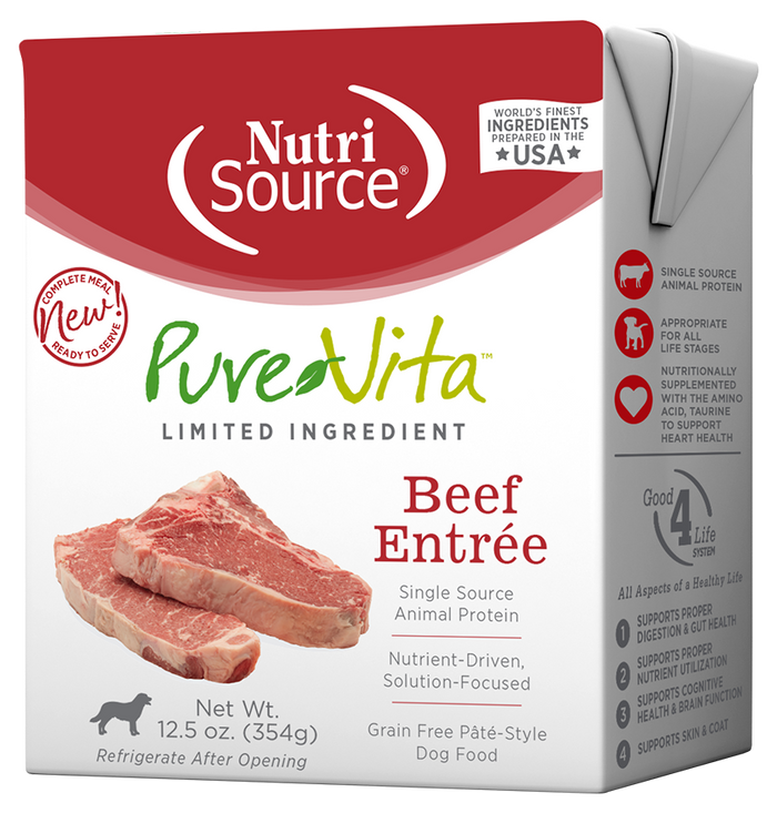 Alimento para Perro Nutris T-Pack Pura Vita Beef Entree