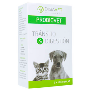 Suplemento para Mascota Digavet Probiovet Tránsito & Digestión