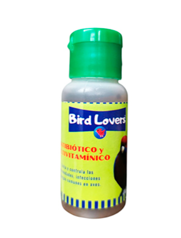 Antibiótico Multivitaminado Bird Lovers 30 ml