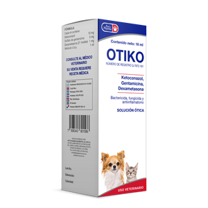 Medicamento en gotas para Mascota OTIKO 18 ml