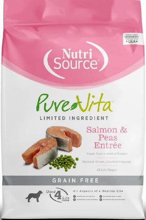 Concentrado para Perro NutriSource Grain-Free Pure Vita Salmon & Peas Entree