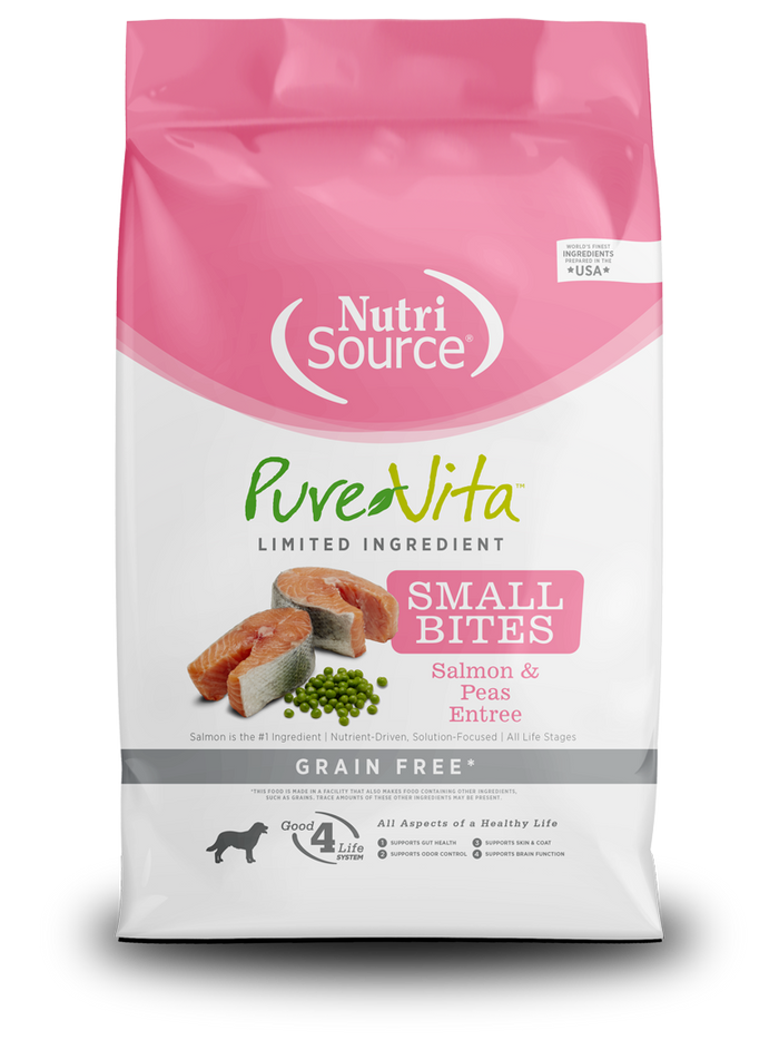 Concentrado para Perro NutriSource Grain-Free Pure Vita Salmon & Peas Entree