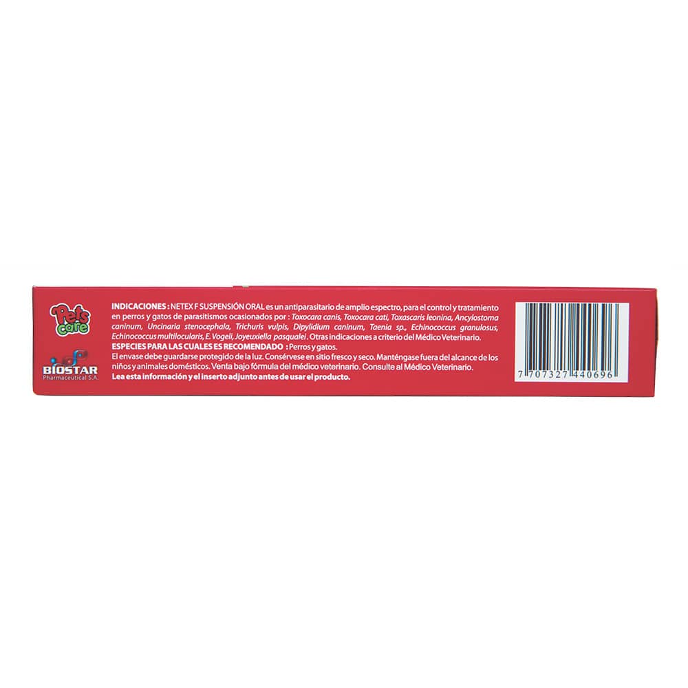 Antiparasitario Oral Para Mascota Netex F