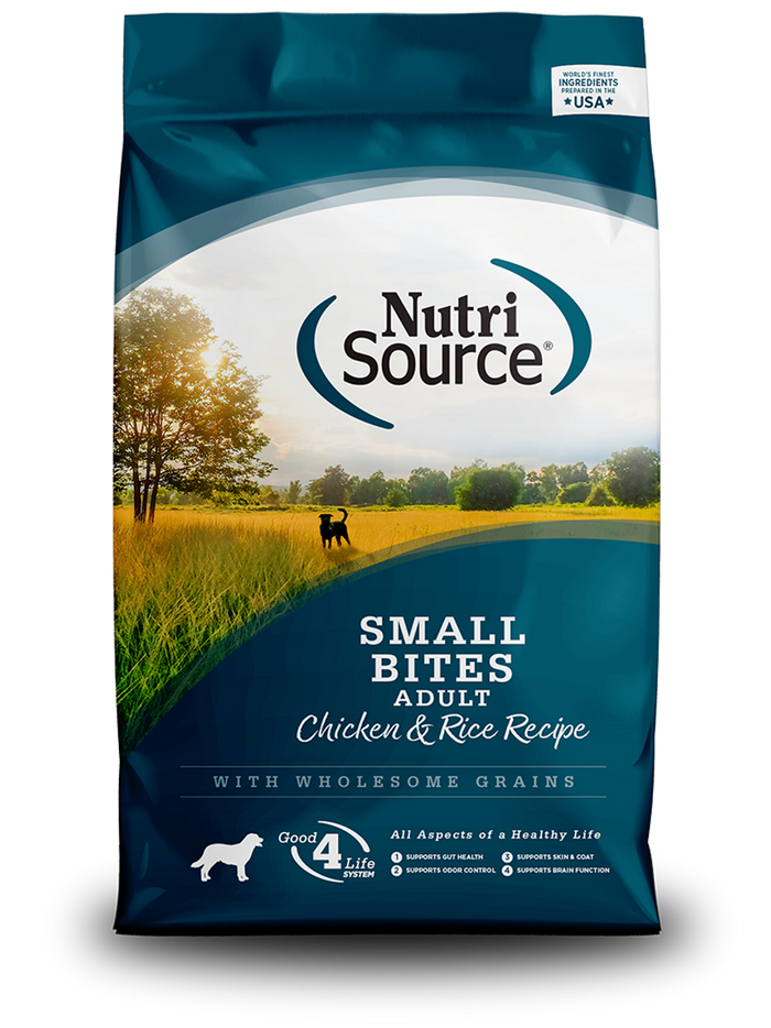 Concentrado Para Perro NutriSource Small Bites Adulto Chicken & Rice Recipe
