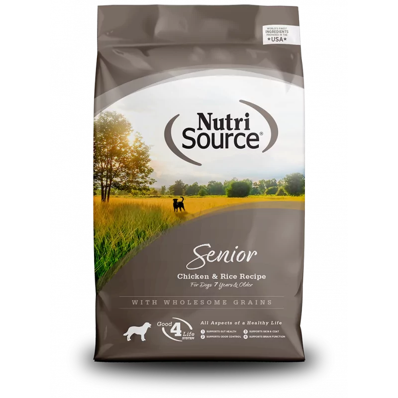 Concentrado para Perro Senior NutriSource Chicken & Rice