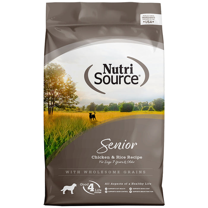 Concentrado para Perro Senior NutriSource Chicken & Rice Recipe