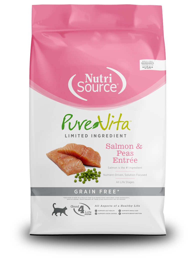 Concentrado Para Gato Nutris Pure Vita Salmón & Peas Entrée Grain Free