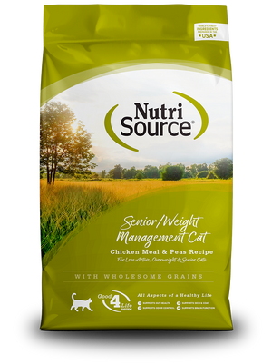 Concentrado Para Gato NutriSource® Senior Weight Management Chicken Meal & Peas