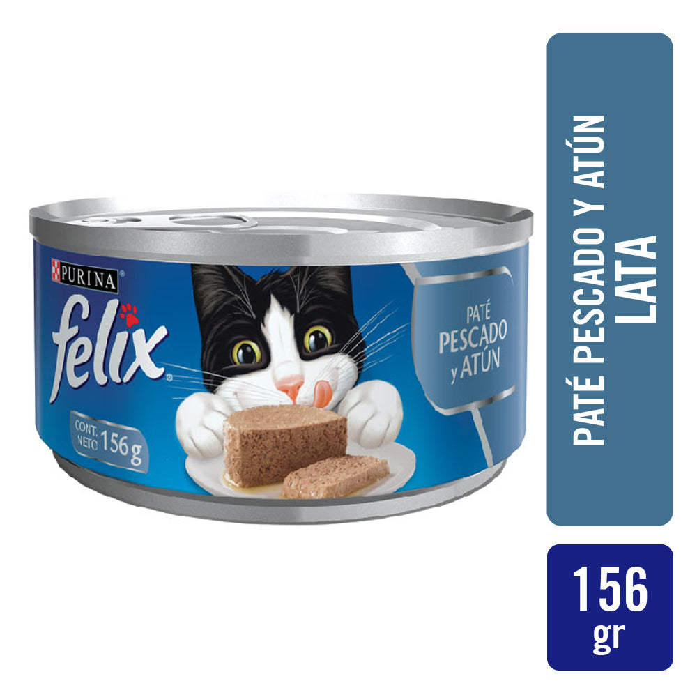 Alimento para Gato Félix Pate Pescado Atún en Lata