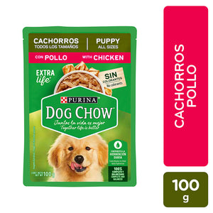 Alimento para Perro Cachorro Dog Chow Pouch de Pollo