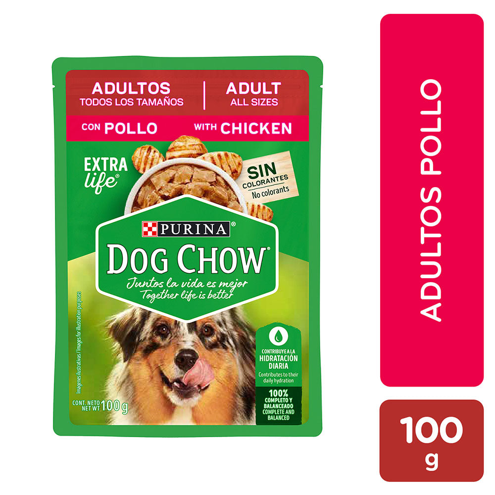 Alimento para Perro Adulto Dog Chow Pouch de Pollo