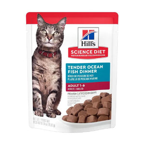 Alimento para Gato Adulto Science Diet Tender Ocean Fish Pouch