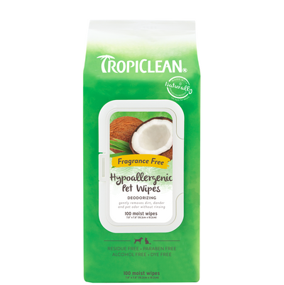 Toallitas Hipoalergénicas Para Mascotas TropiClean