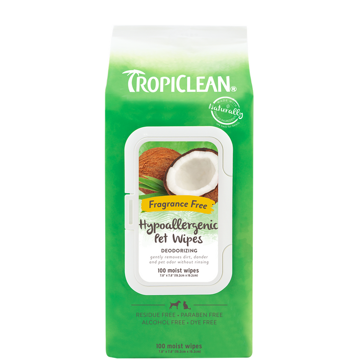 Toallitas Hipoalergénicas Para Mascotas TropiClean