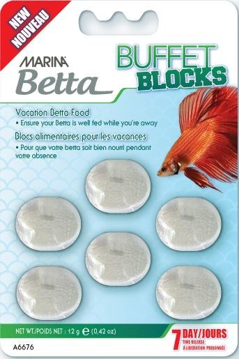 Alimento Para Betta Marina Buffet Block